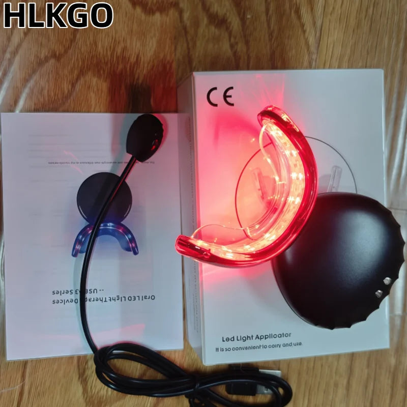 Dispositivo a Luce Rossa e Blu per la Cura Orale, per un Sorriso più Luminoso a Casa